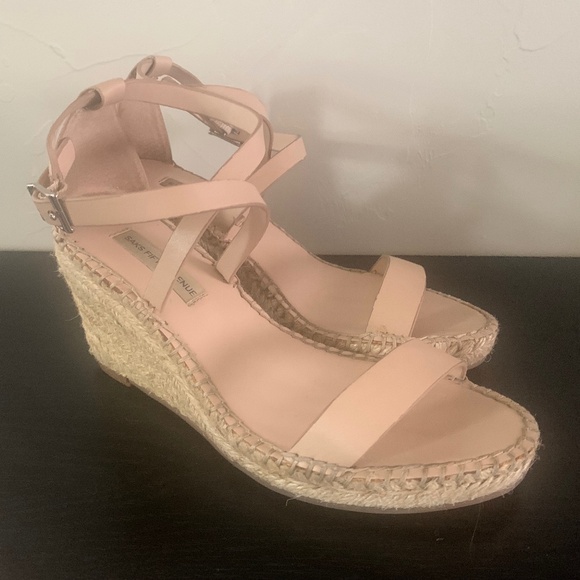 Saks Fifth Avenue Shoes - Saks Fifth Avenue Blush Wedges